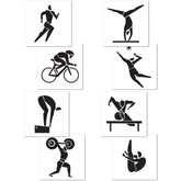 Summer Sports Silhouettes